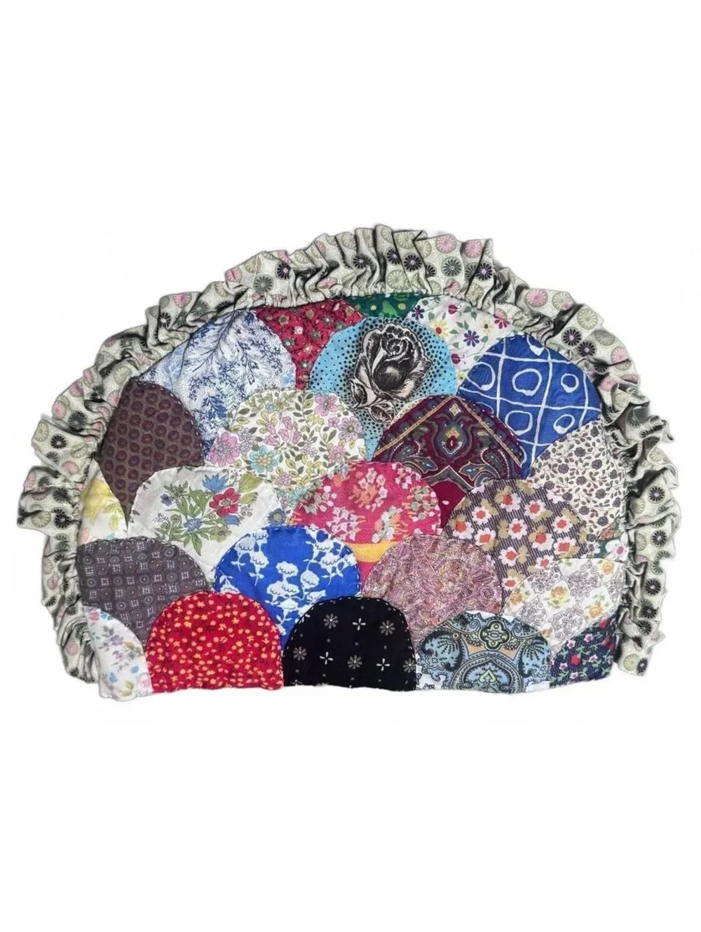 Vintage Handmade Quilted Bread Basket Appliance Cover Cozee Cottage/Granny Core